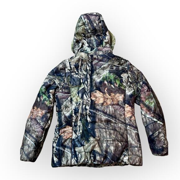 Mossy Oak Large (38-40) Ladies Camo Winter Coat Removable Fur - Picture 3 of 15